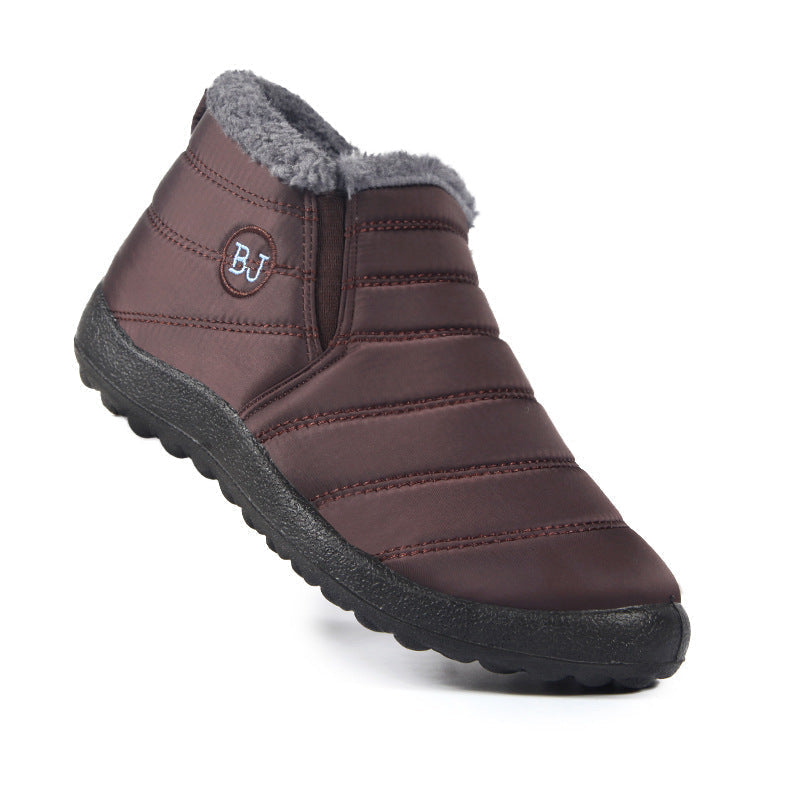 Douglas Hartwell | Fur-Lined Slip-On Snow Ankle Boots For Men