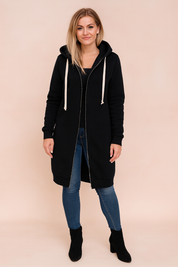 Rosette Wyndham | Long Zip-Up Hoodie For Women