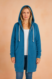 Rosette Wyndham | Long Zip-Up Hoodie For Women