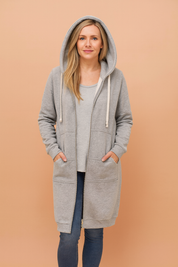 Rosette Wyndham | Long Zip-Up Hoodie For Women