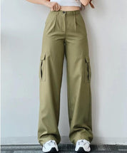 Marlena Whitcroft | High-Waist Cargo Trousers For Women