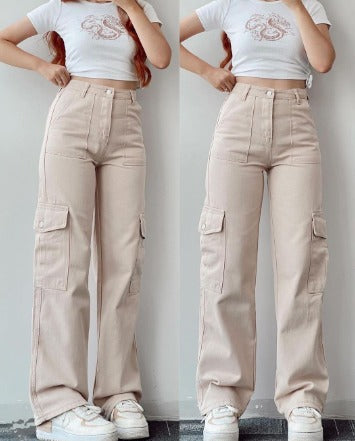 Marlena Whitcroft | High-Waist Cargo Trousers For Women