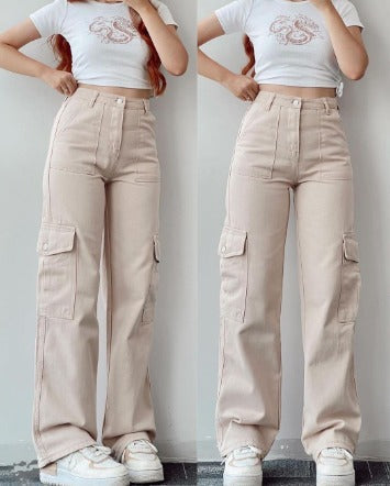 Marlena Whitcroft | High-Waist Cargo Trousers For Women
