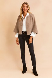 Harriet Colville | Cropped Cape Jacket For Women