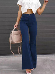 Gwendolyn Fairclaire | High-Waist Flare Trousers For Women