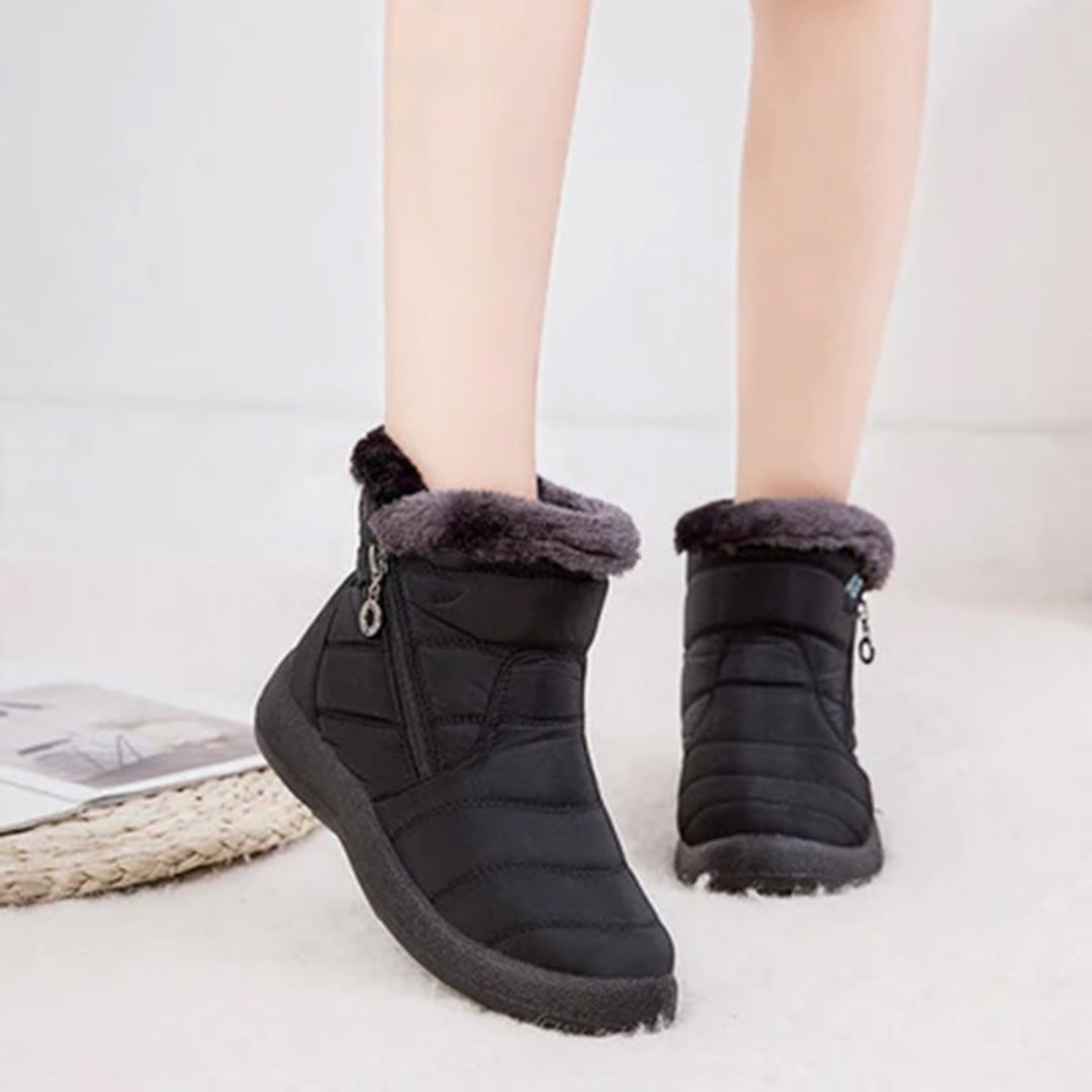 Helena Duncastle | Fur-Lined Snow Ankle Boots For Women