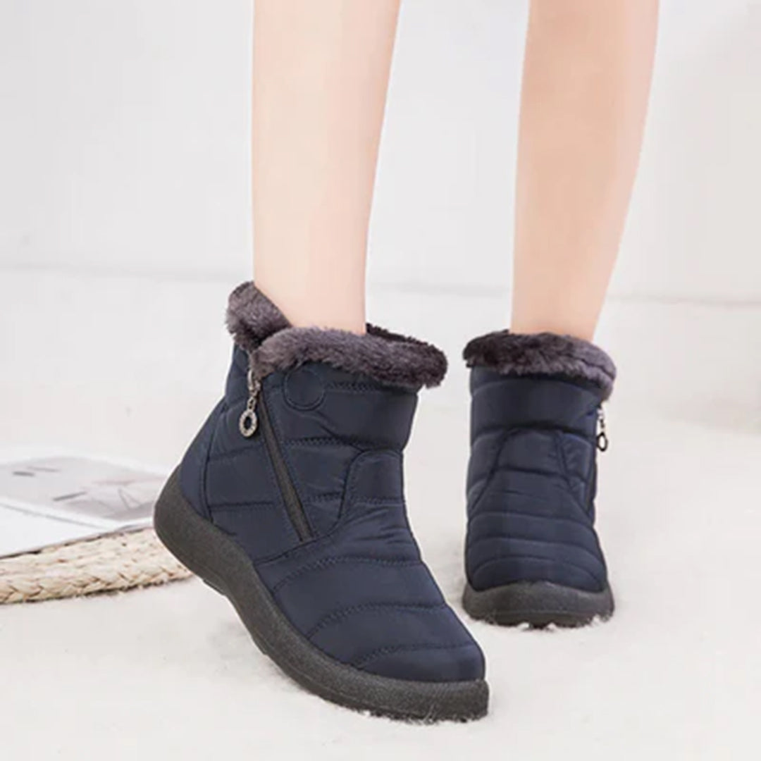 Helena Duncastle | Fur-Lined Snow Ankle Boots For Women