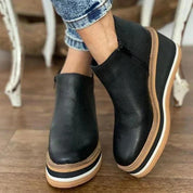 Harriet Collingsworth | Platform Wedge Ankle Boots For Women