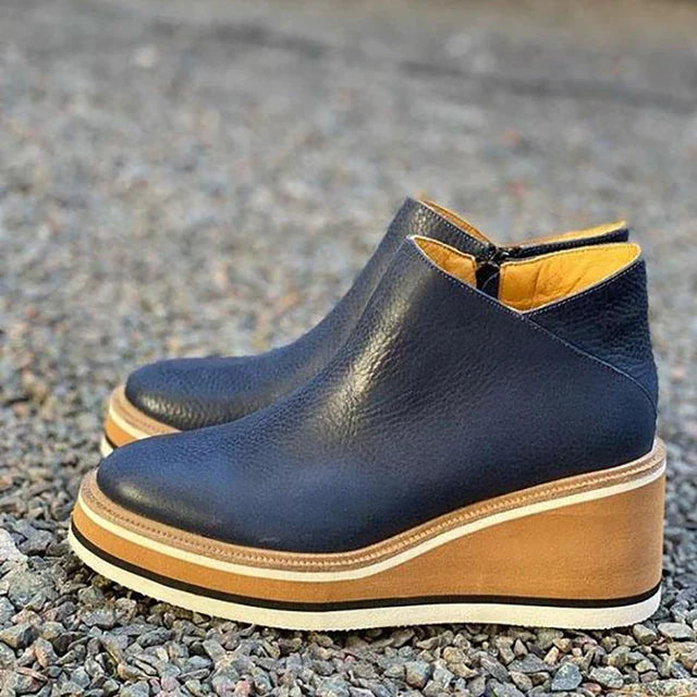 Harriet Collingsworth | Platform Wedge Ankle Boots For Women