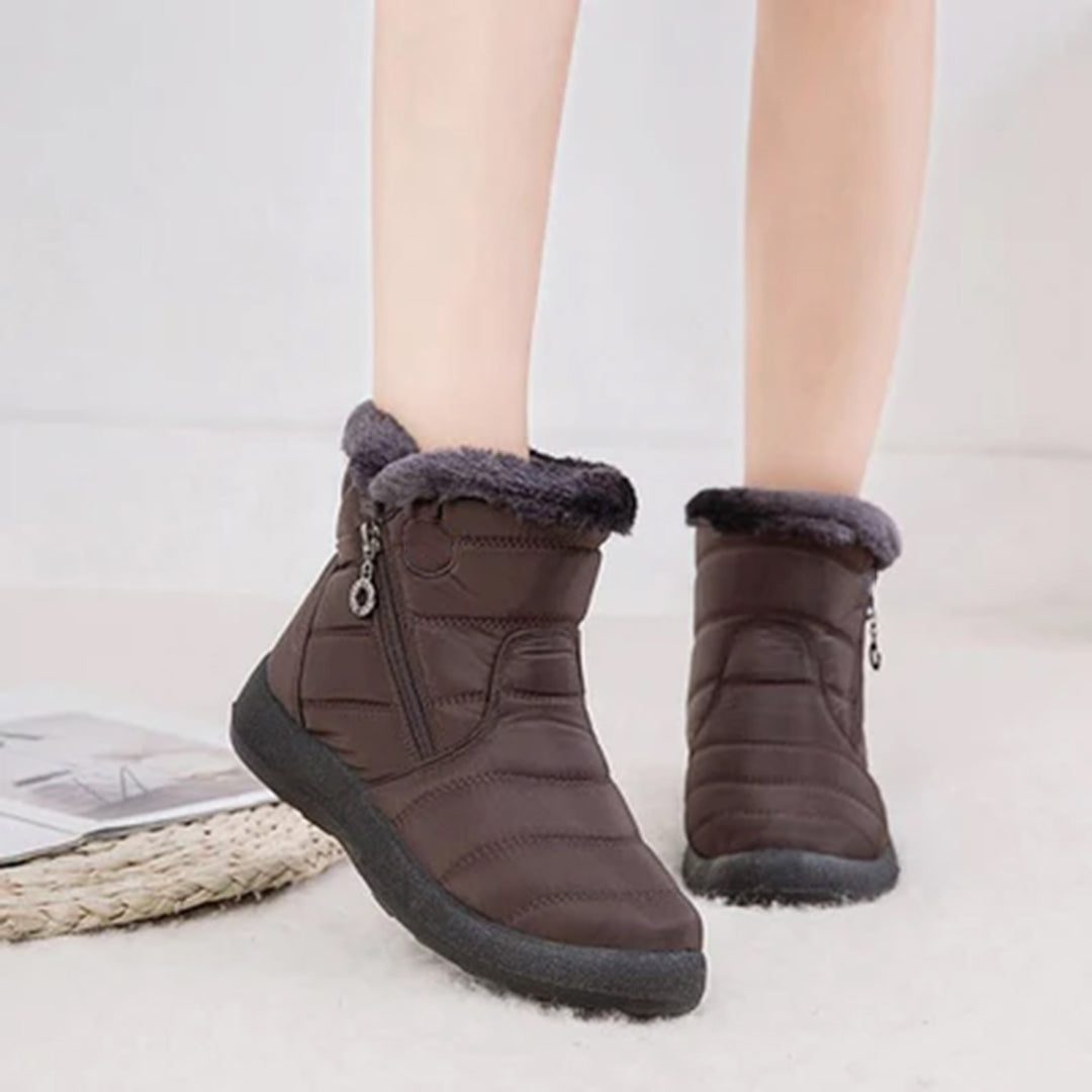 Helena Duncastle | Fur-Lined Snow Ankle Boots For Women