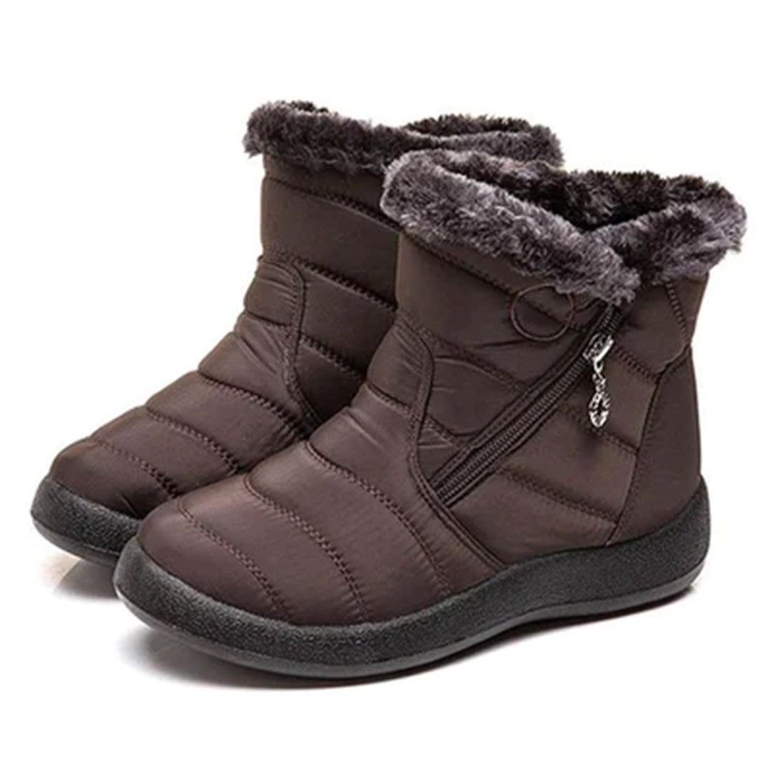 Helena Duncastle | Fur-Lined Snow Ankle Boots For Women