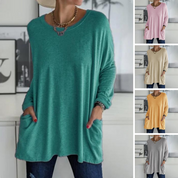 Harriet Voss | Oversized Long Sleeve Tunic Top For Women