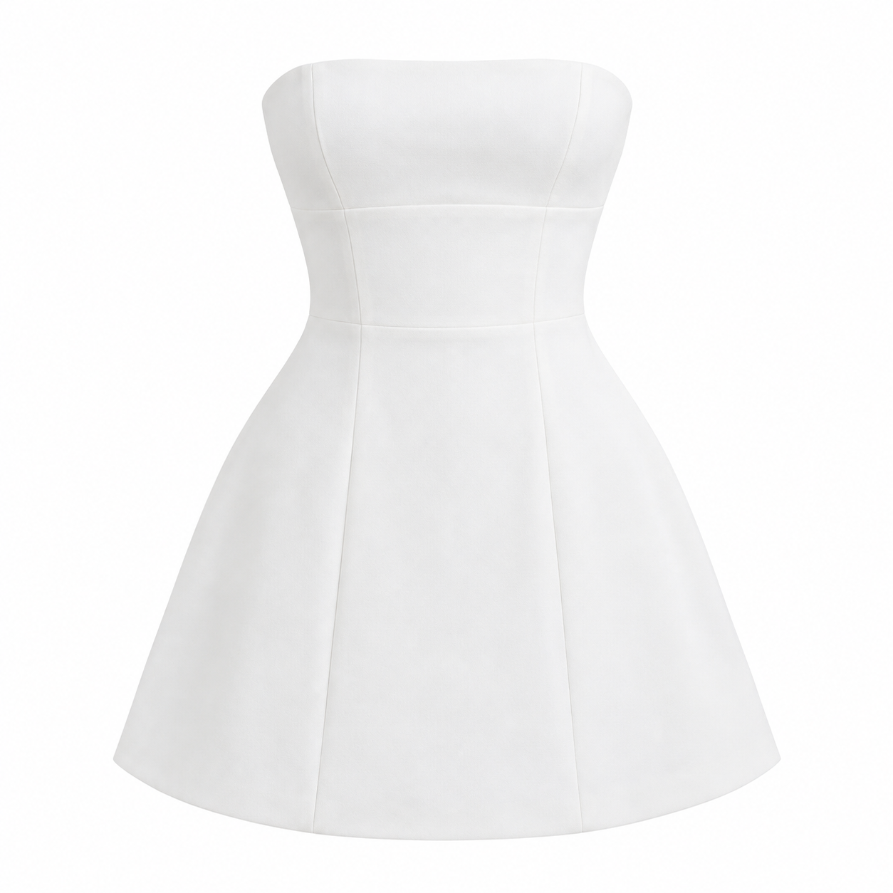 Camille Whitfield | White Cocktail Mini Dress For Women