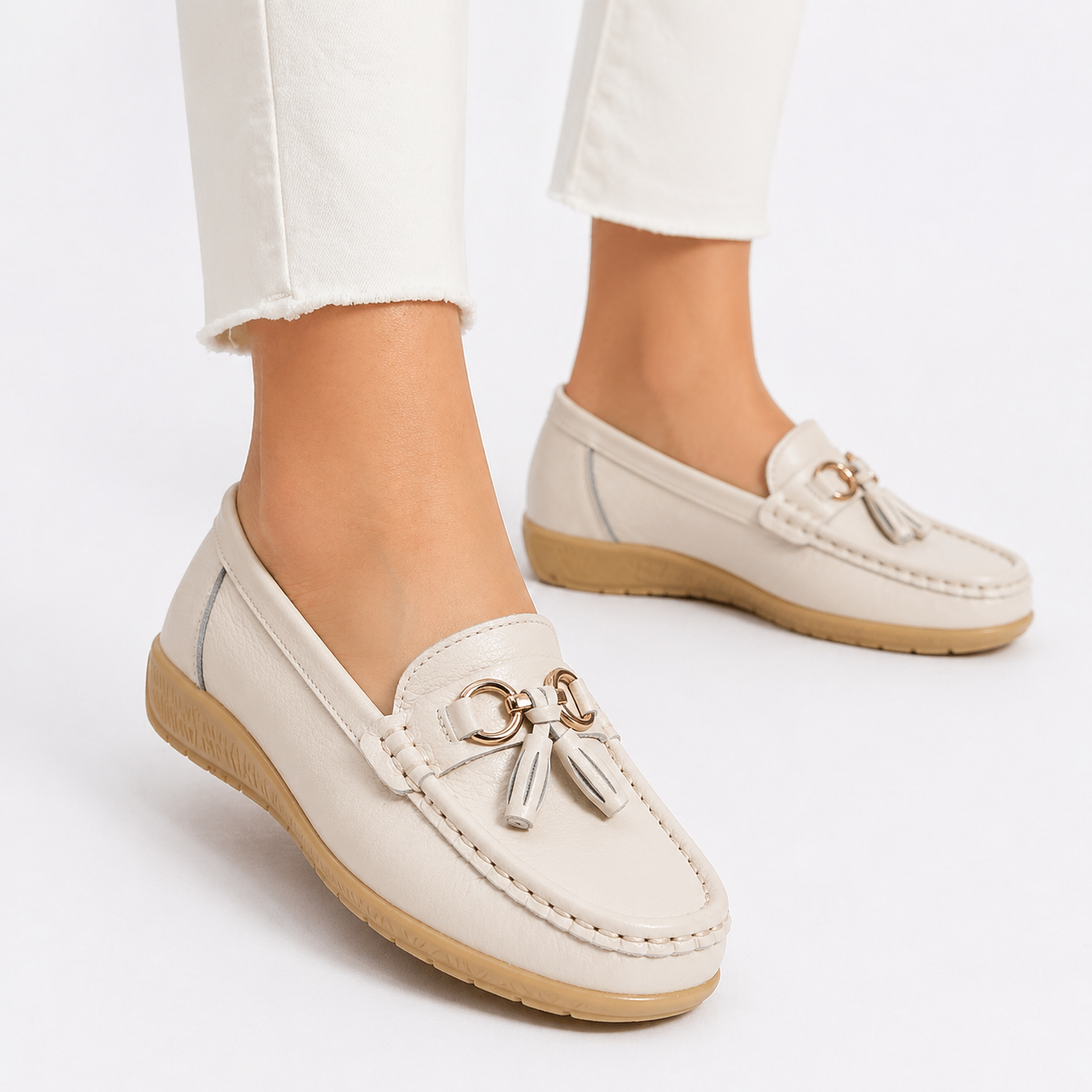Harriet Collingdale | Classic Tassel Loafer Flat For Women