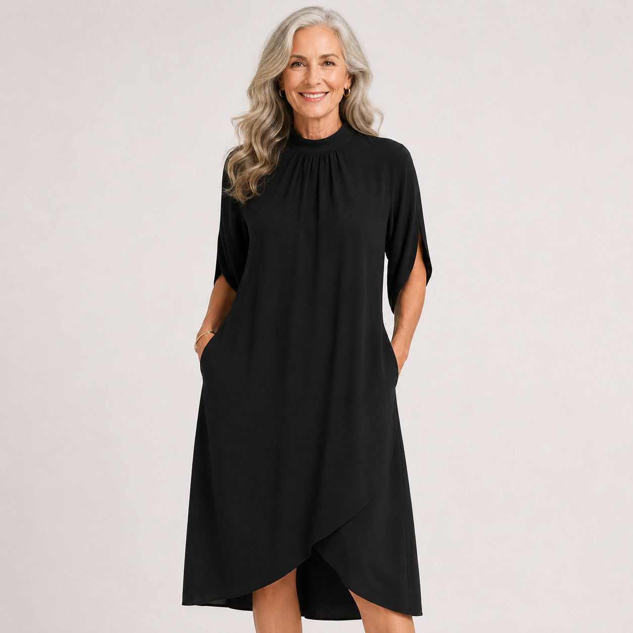 Simone Alcott | Mock Neck Midi Dress For Women