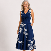 Estelle Fairweather | Floral Print Midi Dress For Women