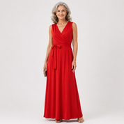 Vivienne Colette | Sleeveless Wrap Maxi Dress For Women