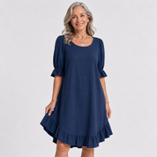 Cecilia Wentford | Ruffle Hem Midi Dress For Women