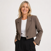 Cecily Ravenscroft | Cropped Tailored Blazer For Women