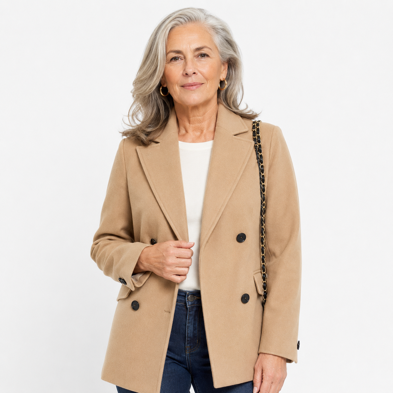 Pauline Merriweather | Oversized Double-Breasted Blazer For Women