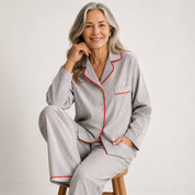 Rosanne Clifford | Striped Long Sleeve Pyjama Set For Women