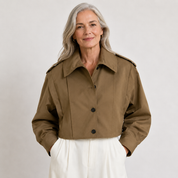 Margot Dunfield | Cropped Trench Coat For Women