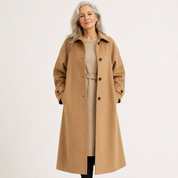 Lisette Dunmore | Oversized Long Belted Trench Coat For Women