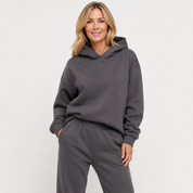 Loretta Canfield | Oversized Hoodie Tracksuit Two-Piece Set For Women