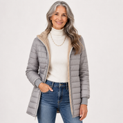 Naomi Castleford | Hooded Quilted Puffer Jacket For Women