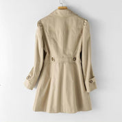 Dominique Ravel | Classic Tailored Trench Coat For Women