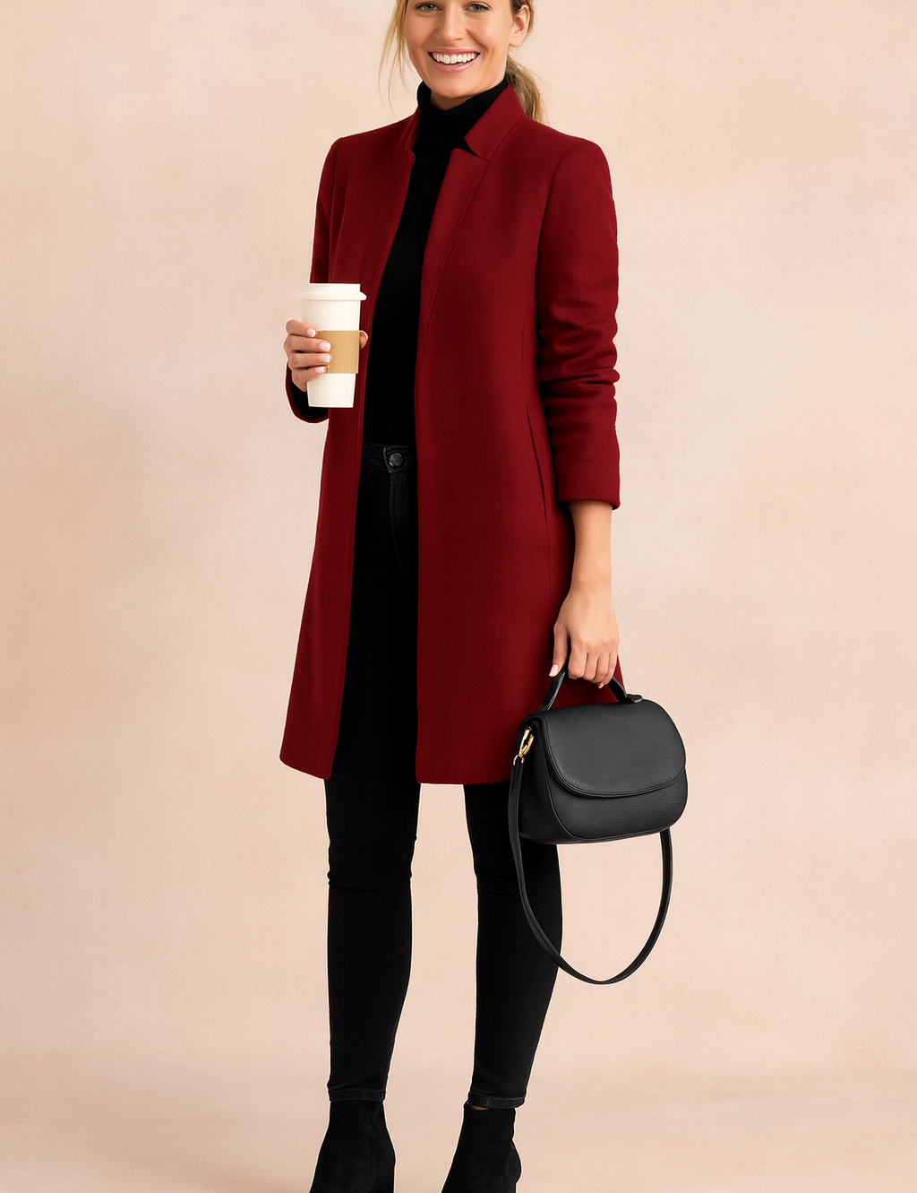 Rosalinde Clayworth | Classic Camel Overcoat For Women