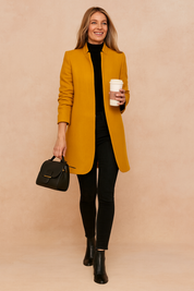 Rosalinde Clayworth | Classic Camel Overcoat For Women