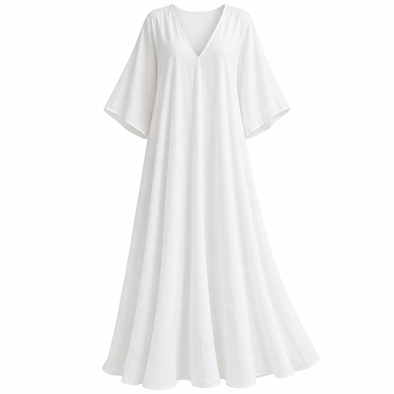 FrancescaWhitlockPinkV-NeckMaxiDressForWomen.png