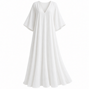 Francesca Whitlock | Pink V-Neck Maxi Dress For Women