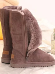Genevieve Dunbar | Fur-Lined Knee-High Winter Boots For Women