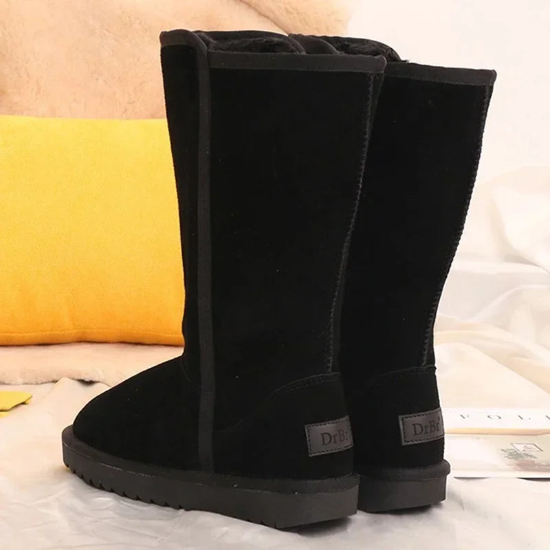 Genevieve Dunbar | Fur-Lined Knee-High Winter Boots For Women