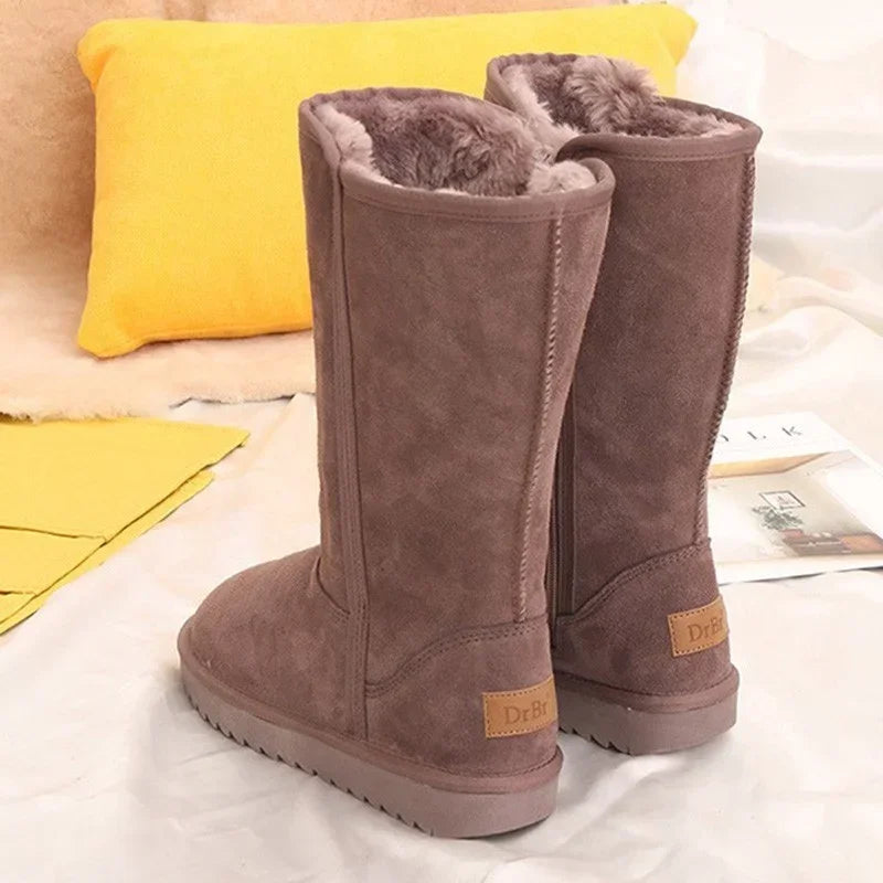 Genevieve Dunbar | Fur-Lined Knee-High Winter Boots For Women