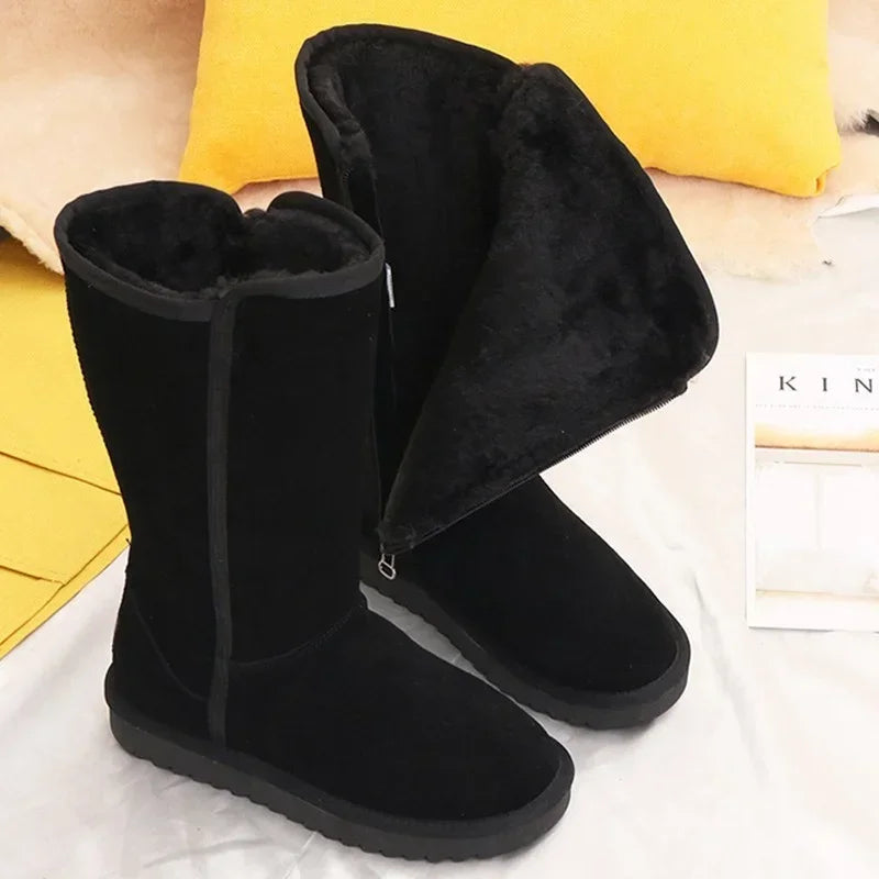 Genevieve Dunbar | Fur-Lined Knee-High Winter Boots For Women