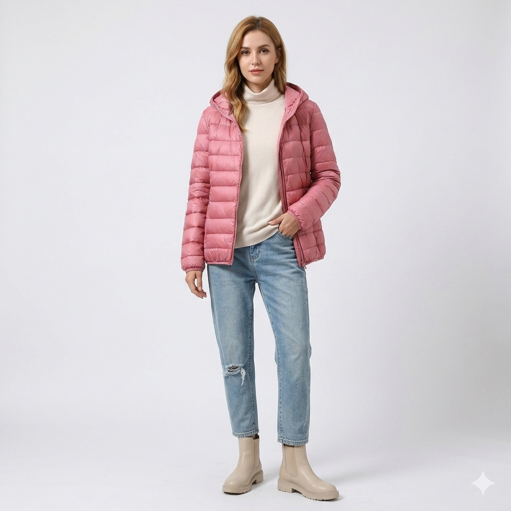 Harriet Colwood | Lightweight Hooded Puffer Jacket For Women