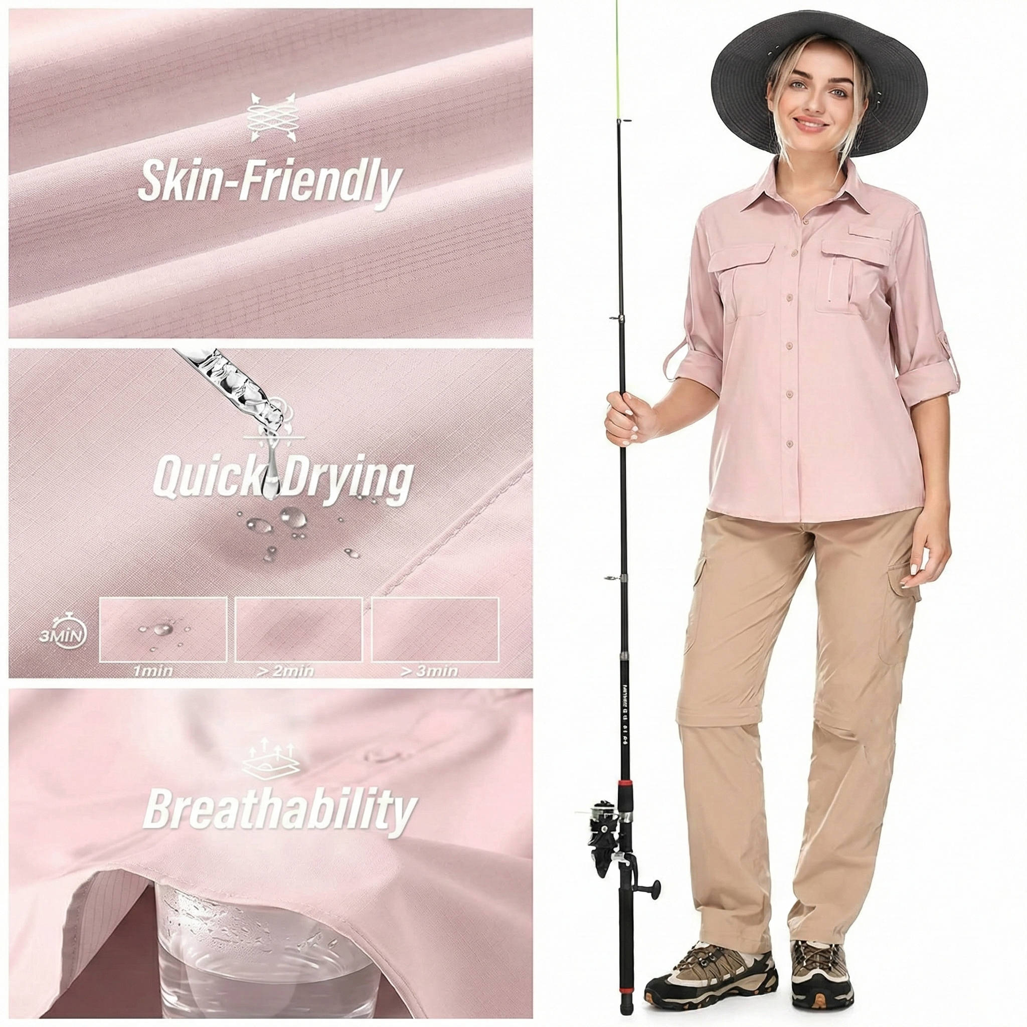 Rebecca Sunderland | UPF 50 Long Sleeve Outdoor Shirt For Women