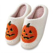 Miss Spooky | Pumpkin Halloween Slippers Unisex