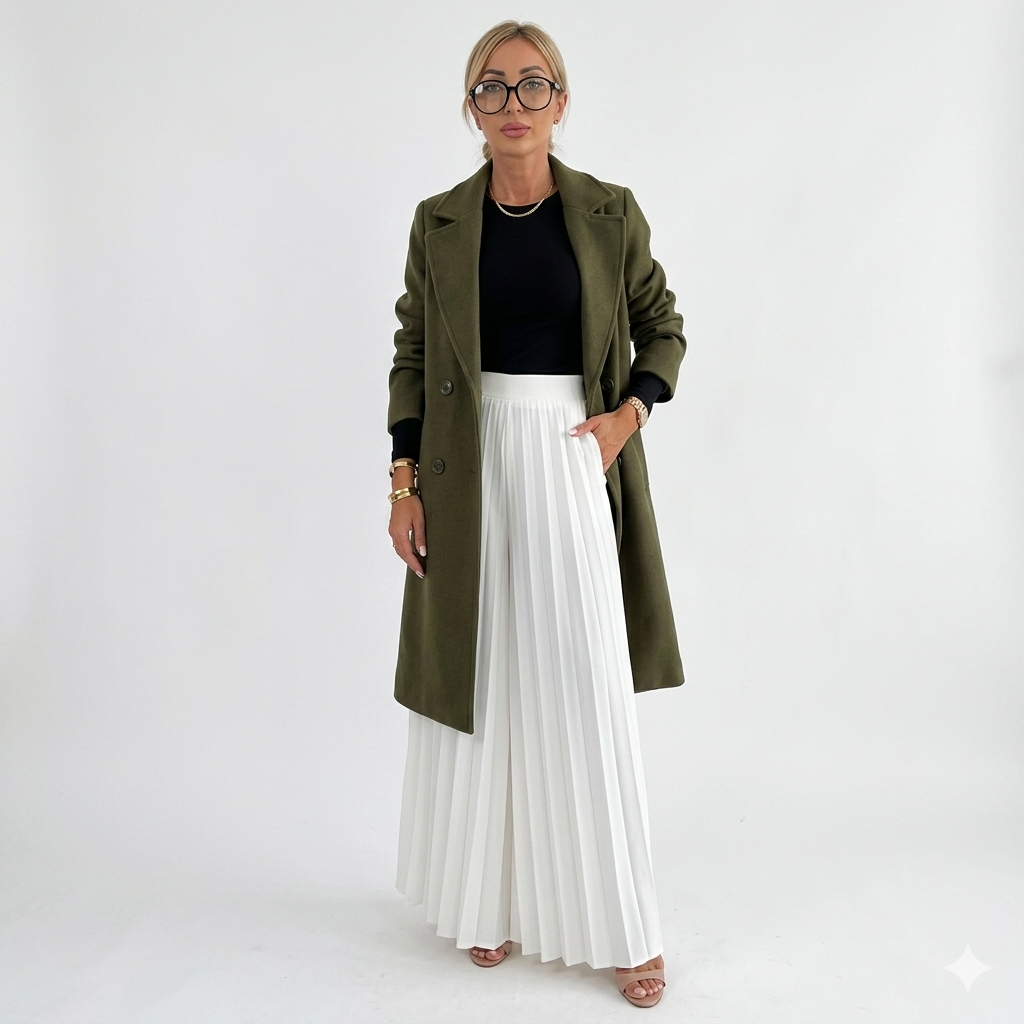 Verena Colthurst | Longline Double-Breasted Overcoat For Women
