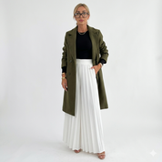 Verena Colthurst | Longline Double-Breasted Overcoat For Women