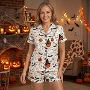 Haunted Pumpkin | Halloween Pyjama Set For Women