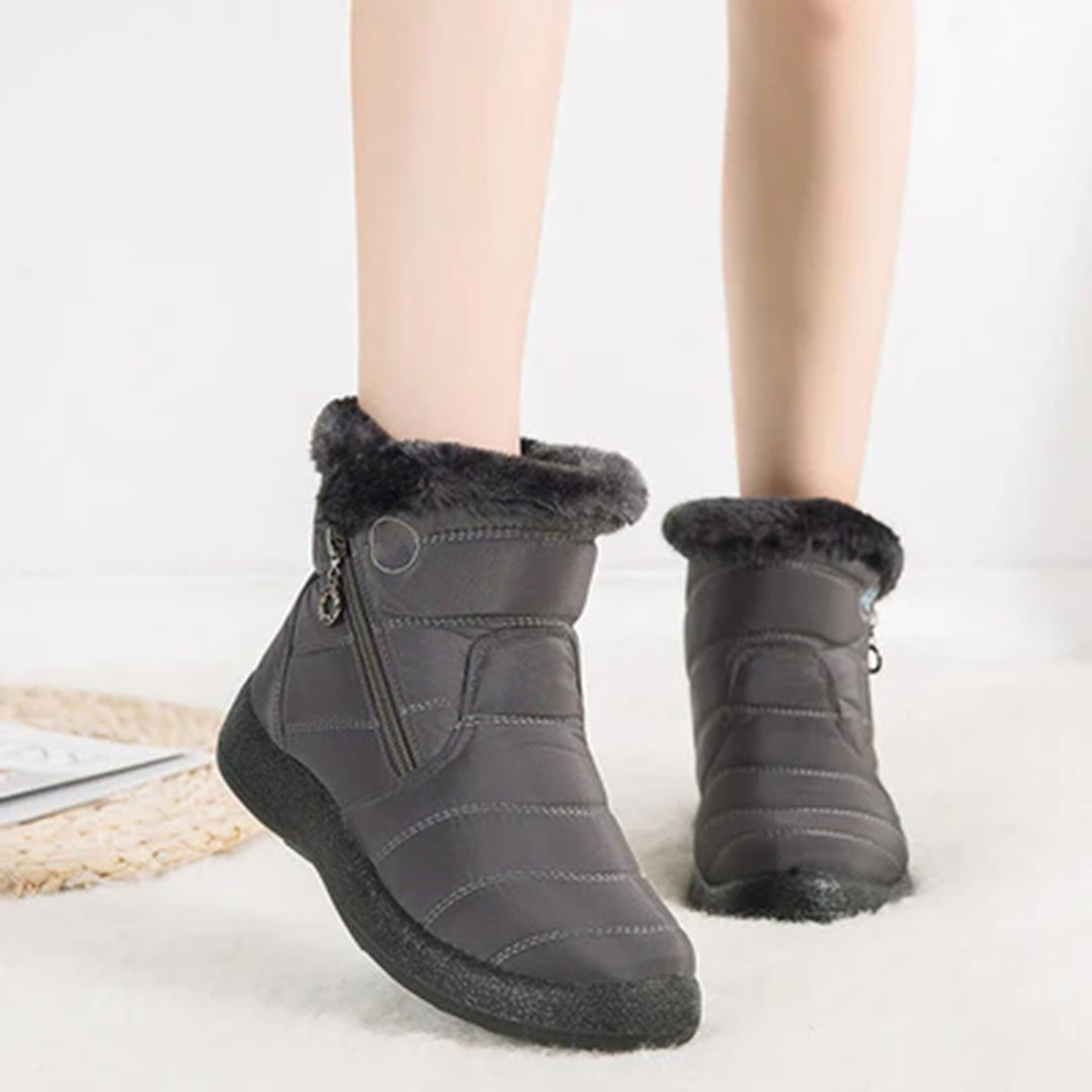 Helena Duncastle | Fur-Lined Snow Ankle Boots For Women