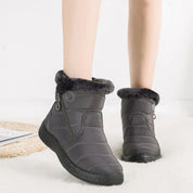 Helena Duncastle | Fur-Lined Snow Ankle Boots For Women
