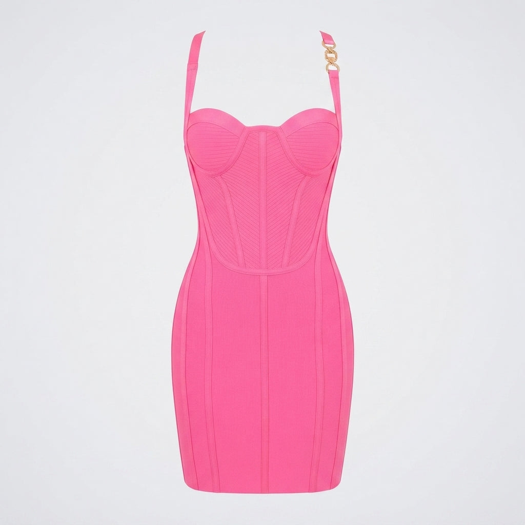 Wren Callaghan | Pink Mini Cocktail Dress For Women