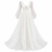 Harriet Fenwick | Deep-V Maxi Wedding Dress For Women