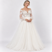 Isabelle Fontaine | Long Sleeve Lace Maxi Dress For Women