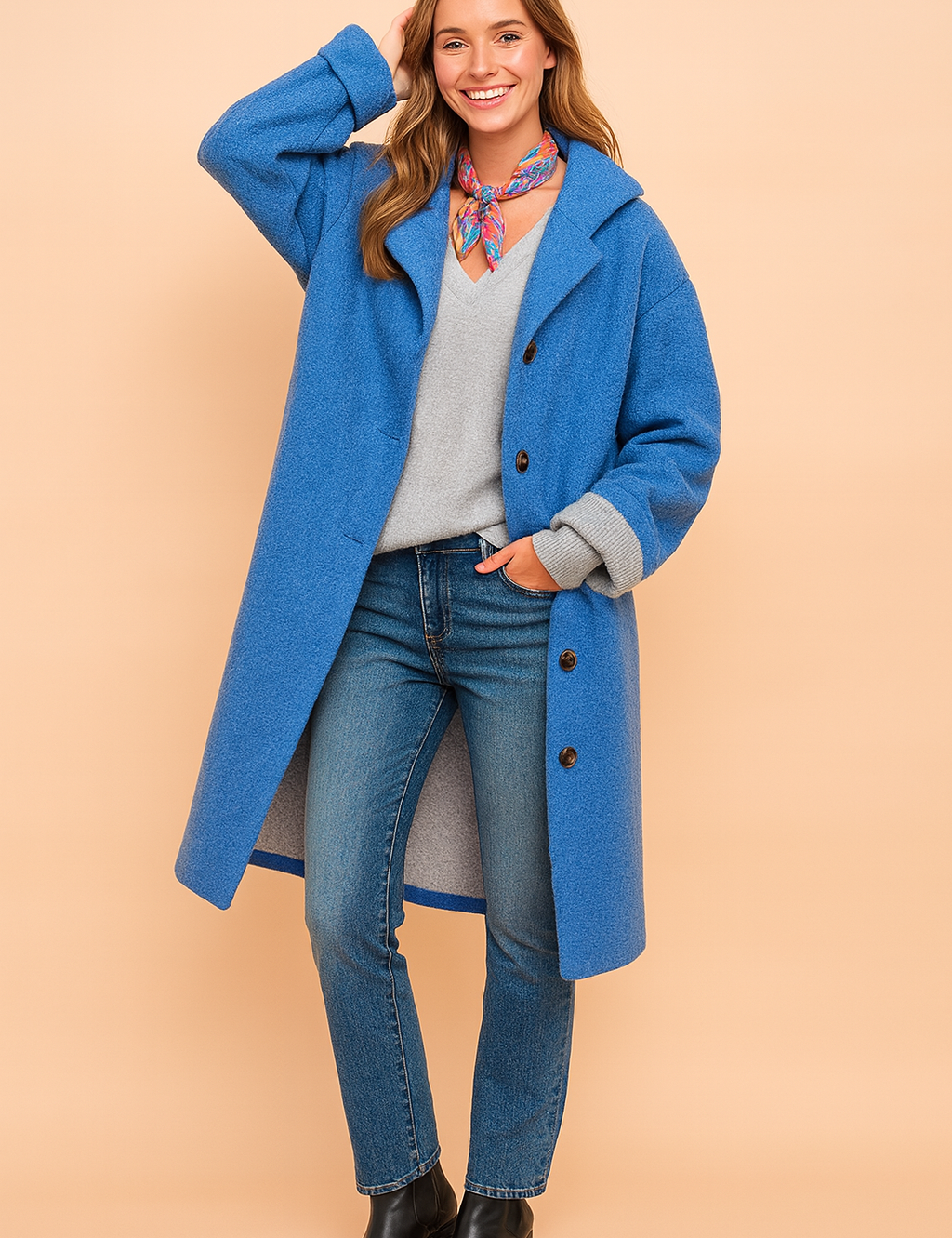 Harriet Collingford | Hooded Longline Coat For Women